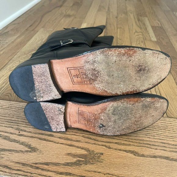 Frye Riding Boots Women’s Size 8 Shirley Black Made in Mexico - Picture 7 of 11